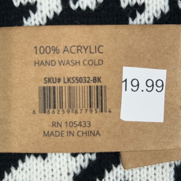 Label gift 2pc Hat & Scarf Set - Picture 4 of 4